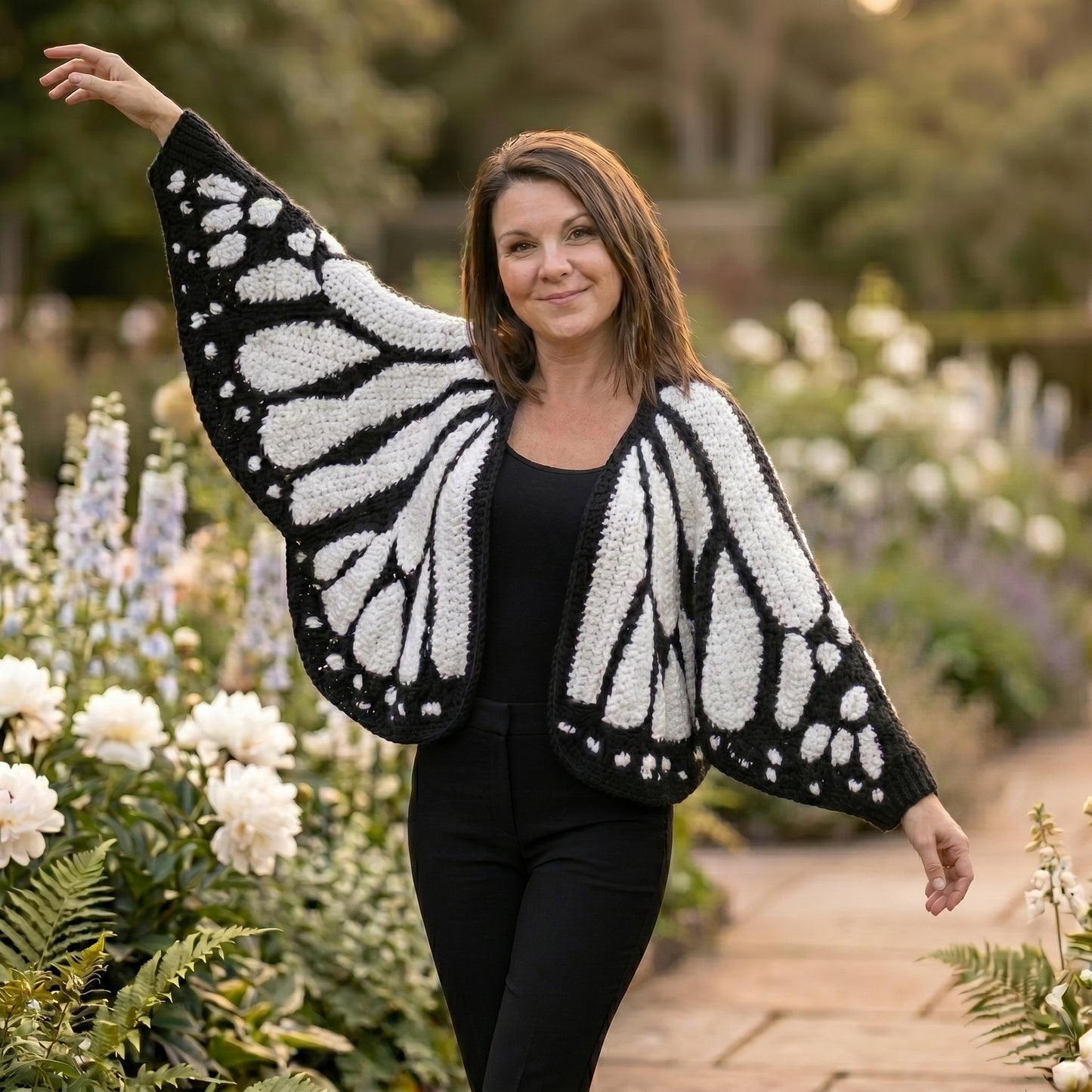 Handmade Butterfly Cardigan