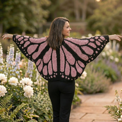 Handmade Butterfly Cardigan