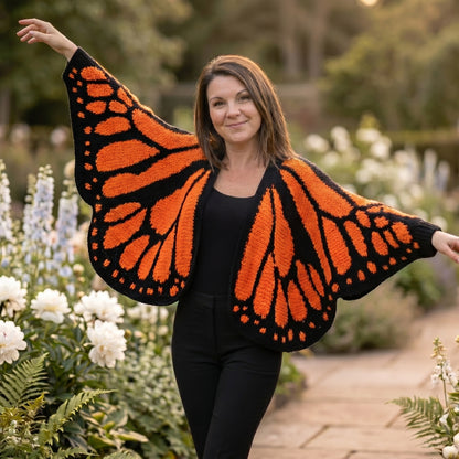 Handmade Butterfly Cardigan